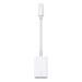 Hespa Adapter Compatible with Lightning to USB Camera Adapter with Charging Port, Plug and Play Support Card Reader - White
