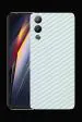 Tecno Pova 4 Back Skin Sticker/Vinyl wrap/Protective Film Mobile Skin Carbon Fiber 3D (Transparent) by Candeal Mizhan