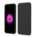 LIRAMARK Silicone Soft Back Cover Case for Apple iPhone 6 Plus / iPhone 6s Plus (Silicone Black)