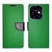A D Enterprises Green MRC Flip Cover for Tecno Spark 10C | Magnetic Case | Shock Absorbent | Flip Cover Tecno Spark 10C