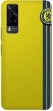 GOLDALPHA Yellow Plastic Back Cover For Vivo Y51A