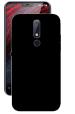 Shagya Nokia 6.1 Plus Black Silicon Back Cover Case (Set Of 2)