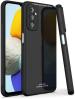 mFoniscie Samsung Galaxy F23 5G Black Glass, Rubber Mobile Back Cover