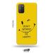 Tweakymod Printed Funny FAce Yellow Back Cover For Poco M3