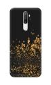 Tweakymod Printed Glitter bling Back Cover for OPPO A5 2020, OPPO A9 2020