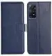 COVERBLACK Leather Finish Inside TPU Wallet Stand Magnetic Closure Flip Cover for Redmi Note 11 PRO Plus 5G - Navy Blue