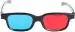 RV7 Anaglyph 3D Video Glasses (Red and Blue)