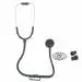 RCSP Deluxe Matt Acoustic Stethoscope For Doctors And Medical Students (Black)