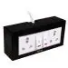 Palfrey Black Electric Extension Board - 16A + 16A with Two 16A Switch with LED Indicator and Heavy Duty 15 Meter Wire
