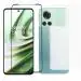 eZell OnePlus 10R 5G (2N1) Combo Pack FULL TEMPERED GLASS + Back Screen Protector By Ctel, Ultra clear, 3D Carbon Fiber Ultra-Thin, & Full Glue Tempered + Back Cover Mobile Screen protector