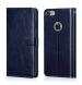 Clickaway Blue Leather Back Case Cover For Apple Iphone 7S Plus
