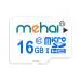 Mehai Micro SD Card 16GB MicroSDHC Class 10 Memory Card Read Speed 70 mb/s Compatible