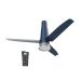 Crompton Energion Roverr Smart iOT Enabled 1200mm BLDC Ceiling Fan | Light Dimming Feature | Remote Control | 5 Years Warranty (Knight Blue), Pack of 1