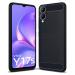 Fastship Silicone Hybrid Rubber Case Back Cover for Vivo Y17s - Black