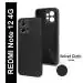Knotyy Redmi Note 12 4G Black Back Cover