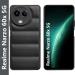 Fashionury Back Cover for Realme Narzo 60x 5G (Black, Camera Bump Protector, Pack of: 1)