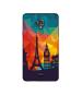 Casotec Colored Paris Design Printed Silicon Soft TPU Back Case Cover for Swipe Elite 2 plus