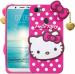 Mintak Vivo V7 Plus Pink and White Silicon Scratch Resistant Mobile Back Cover