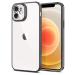 Spigen Chrome Gray TPU Optik Crystal Back Cover Case Designed For Iphone 12
