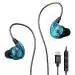 pTron Boom Play X2 In-Ear Type C Wired Headphones with Mic, 13mm Driver, In-line Control, Metal Buds (Blue)