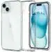 Spigen Ultra Hybrid Back Cover Case Compatible with iPhone 15 (TPU + Poly Carbonate | Crystal Clear)