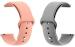 Black Lovies Grey, Pink Silicone Smart Watch Strap For Amaze Fit Pace (Pack Of 2)