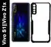 CarryWrap Back Cover for Vivo Z1x, Vivo S1 (Black, Transparent, Grip Case)