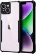 COBERTA Back Cover for Apple iPhone 14 Back Cover Case - Black Transparent