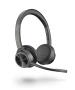 Poly by Plantronics Black Voyager 4320 UC Wireless Bluetooth Headphones With Boom Mic