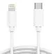 Winheart Type C to Lightning Cable Fast charger Compatible with APPLE iPhone 14, 13, 12, 11, SE, USB C to lightning, 1 METER,WHITE