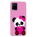 Mobiera Girls Pink Design Printed Back Cover Case For Vivo Y21