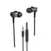 mPix Xiaomi Mi Earphones with Mic, Ultra Deep Bass and Light-Weight (Black)