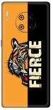 aadia Huawei Mate 30 Pro Matte Vinyl Tiger Printed Mobile Skin Sticker with Scratch Resistant Lamination