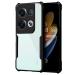 Fashionury Crystal Clear Back Cover Case for Oppo Reno 8 5G | 360 Degree Protection | Shock Proof Design | Transparent Back Cover Case for Oppo Reno 8 Pro 5G (Black Bumper)