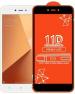 ALOMPIK Mi Redmi Y1 Lite Black Anti Scratch Edge To Edge Tempered Glass