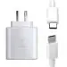 mPix Samsung 45W Power Adapter with Type C to C Cable Compatible With Samsung Galaxy S22 Plus 5G/M15/A82 5G/Z Flip 3/S24 FE/S23 Plus/S21 Ultra