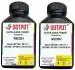 Dotpot SP 210 SU Toner Powder Bottle Compatible for Use in Ricoh SP100 / SP111 / SP111SU / SP200 / SP210 / SP212SNw / SP302(100 Grams x 2) Single Color Ink Toner (Black)