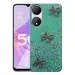 SROCK Vivo Y100(5G) Back Case Cover for Girls |Partywear Design |Designer Sparkle | Glossy Butterfly Glitter | Back Case Cover for Vivo Y100 (5G) -Green