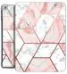 Caseelo Flip Cover for Apple iPad Air 3 [ 3rd Generation ] 10.5 Inch 2019 Pro 10.5 inch 2017 Gen TPU Slim Cover Smart Adjustable Viewing Angle Stand ( Marble Rose )