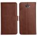 Profov Samsung J7 Prime 2 Flip Back Cover, Full Body Protection Wallet Style Magnetic Closure Leather Flip Cover Case for Samsung Galaxy J7 Prime 2 (Brown)