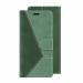 ClickCase Trendy Dual Shade Series For Samsung Galaxy C9 Pro Olive Green Faux Leather Mobile Wallet Flip Cover