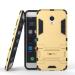 Heartly Meizu M3S Polycarbonate Gold Bumper Case Cover