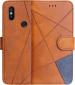 SUPER-ME Mi Redmi Y2 Brown Leather Dual Protection Flip Cover