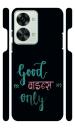 YAPZONE Good Vibes Only |Designer Printed Hard Back Cover for Oneplus Nord 2T Premium & Attractive Case for Your Smartphone