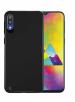 TRIFTY Samsung Galaxy M10 Black Rubber Anti Skid Candy Color Ultra Thin Soft TPU Case Cover