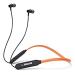 Maxmi Sweatproof Microphone Included Fast Charging Earphone Orange