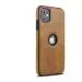 EXCLESIOR Apple iPhone 11 Brown Shockproof, Solid Grip, PU leather Back Cover
