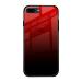 Qrioh Maroon Faded Glass Case for Apple iPhone 7 Plus