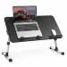SAIJI Laptop Bed Tray Table, SAIJI Adjustable for Laptop Stand, (Black)