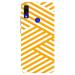 MobiEra Redmi Note 7 Zip Zap Orange Pattern Plastic Designer Printed Hard Case Cover